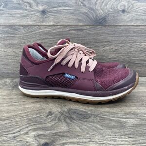 Lems Mesa Trail Shoes Women 6.5 Rosewood Burgundy Wide Toe Box Running Sneaker